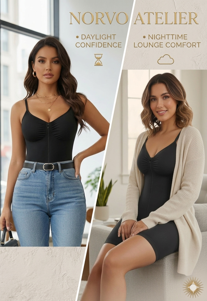 The NorvoAura™ Sculpt Zip Suit